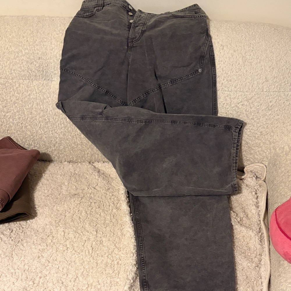 Authentic HOPE Charcoal Washed High-Waist Jeans